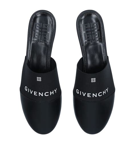 givenchy bedford mule black|Bedford flat mules in leather .